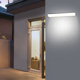 Utomhus LED Vägglampa | 23.6–59 x 2 tum | Minimalistisk Aluminium & PVC | IP65 Vattentät | Energisparande Armatur | Brick by Brick Carvallo