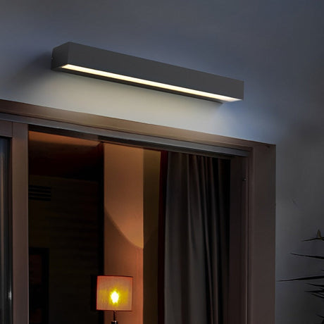 Vägglampa Modern Svart Vattentät Utomhuslampa Carvallo