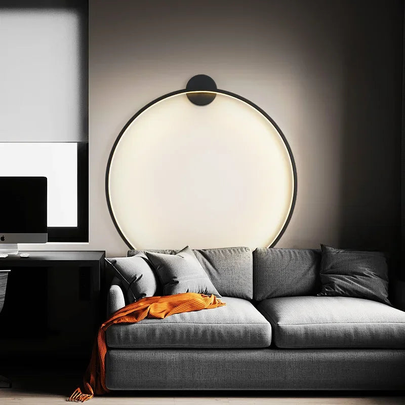 LightCircle - Minimalistisk Vägglampa med Modern Design Carvallo
