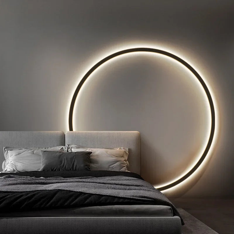 LightCircle - Minimalistisk Vägglampa med Modern Design Carvallo