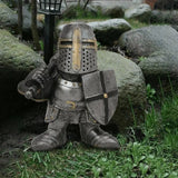 Förtrollad riddartomte - Medeltida trädgårdsväktarstaty MILA Sverige