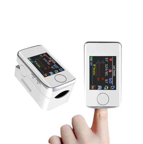 Carvallo VitalCheck Pro | SpO₂ & Hjärtfrekvens | Smärtfri & Exakt | Kompakt & Återuppladdningsbar Carvallo