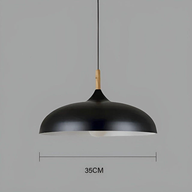 Eichenholz-hänglampa – Minimalistisk takbelysning i skandinavisk stil Carvallo