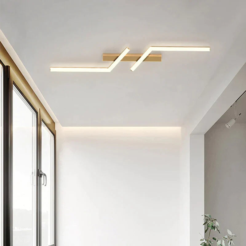 Modern LED Taklampa med Linjärt Design Carvallo