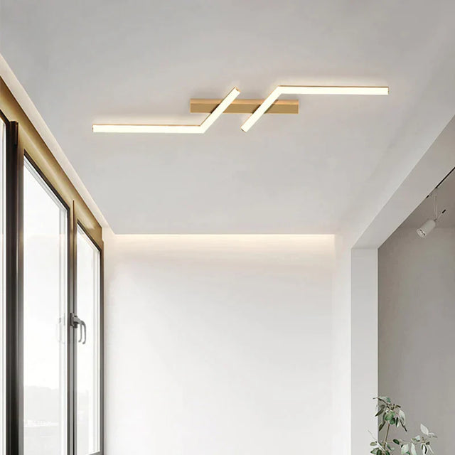 Modern LED Taklampa med Linjärt Design Carvallo