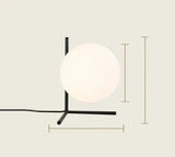 GlassLume - Modern Minimalistisk Glas Bordslampa | Stilig Belysning Carvallo