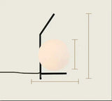 GlassLume - Modern Minimalistisk Glas Bordslampa | Stilig Belysning Carvallo