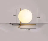 GlassLume - Modern Minimalistisk Glas Bordslampa | Stilig Belysning Carvallo