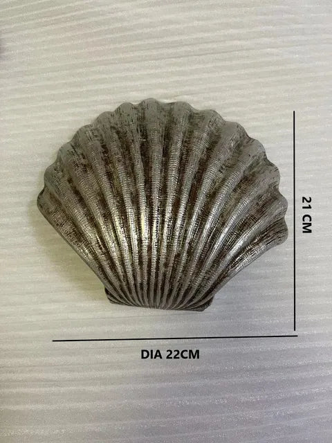 CoastalGlow - Skaldjurs Vägglampa Maritim LED Belysning för Vardagsrum & Hall Carvallo