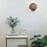 CoastalGlow - Skaldjurs Vägglampa Maritim LED Belysning för Vardagsrum & Hall Carvallo