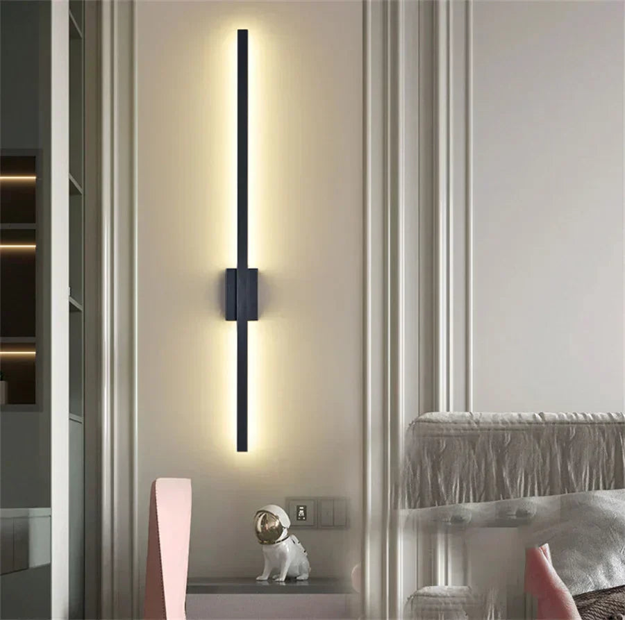 Vägglampa Modern Svart LED Inomhusarmatur Carvallo