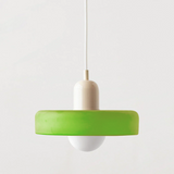 Modern Glass LED Pendant Light | H7.09" eller H8.66" | Bauhaus-inspirerad | Takarmatur | Brick by Brick Carvallo