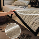 Modern Chenille Tyg Anti-Rip Halkfria Sofföverdrag Carvallo