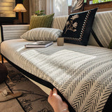 Modern Chenille Tyg Anti-Rip Halkfria Sofföverdrag Carvallo