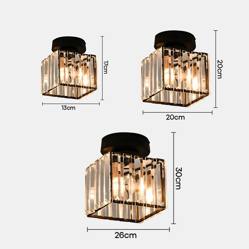 Modern Flush Mount Ceiling Light – 1-Ljuskälla Hall Fixture Carvallo