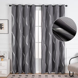 Modern Wave Pattern Blackout Gardin Carvallo