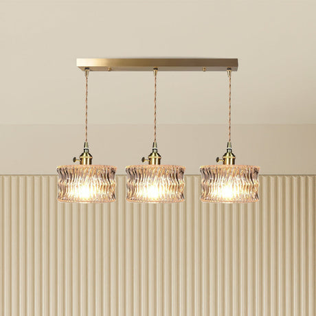 Snygg glas skärm hängande lampa Carvallo