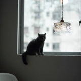 Snygg glas skärm hängande lampa Carvallo