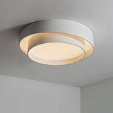 LED Nordisk Taklampa | Plafondmontering | Vit Metall | Dimbar Armatur | Storlekar 16, 20, 24 | Brick by Brick London Carvallo