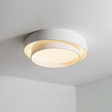 LED Nordisk Taklampa | Plafondmontering | Vit Metall | Dimbar Armatur | Storlekar 16, 20, 24 | Brick by Brick London Carvallo