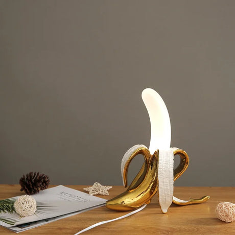 BananaGlow - Dekorativ Bananlampa – Unik LED Bordslampa Carvallo