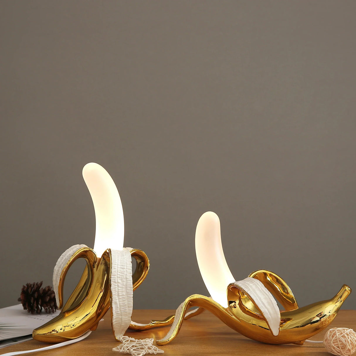BananaGlow - Dekorativ Bananlampa – Unik LED Bordslampa Carvallo
