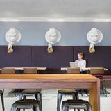 GorillaGlow - Industriell Gorilla Vägglampa med LED för Vardagsrum och Bar Carvallo