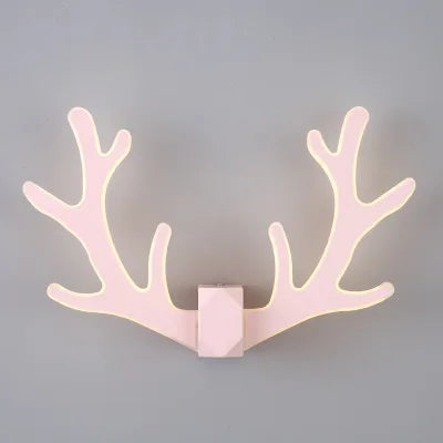 CheerGlow – Färgglad Horn LED Vägglampa för Barnrum Carvallo
