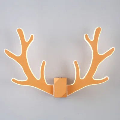 CheerGlow – Färgglad Horn LED Vägglampa för Barnrum Carvallo