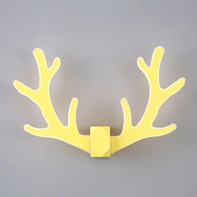 CheerGlow – Färgglad Horn LED Vägglampa för Barnrum Carvallo