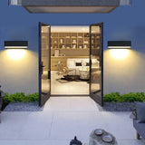 Carvallo LED Utomhusvägglampa | Modern & Energieffektiv | Vattentät & Hållbar | 30 cm Svartglasdesign Carvallo