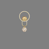 LuxeGlow – Modern LED Vägglampa i Guld med Glaskula Carvallo