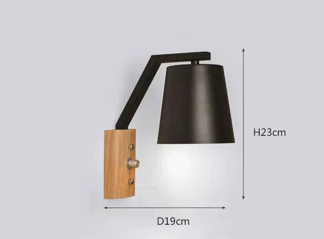 WoodFlex - Modern Trä Vägglampa med Svängbar Arm Carvallo