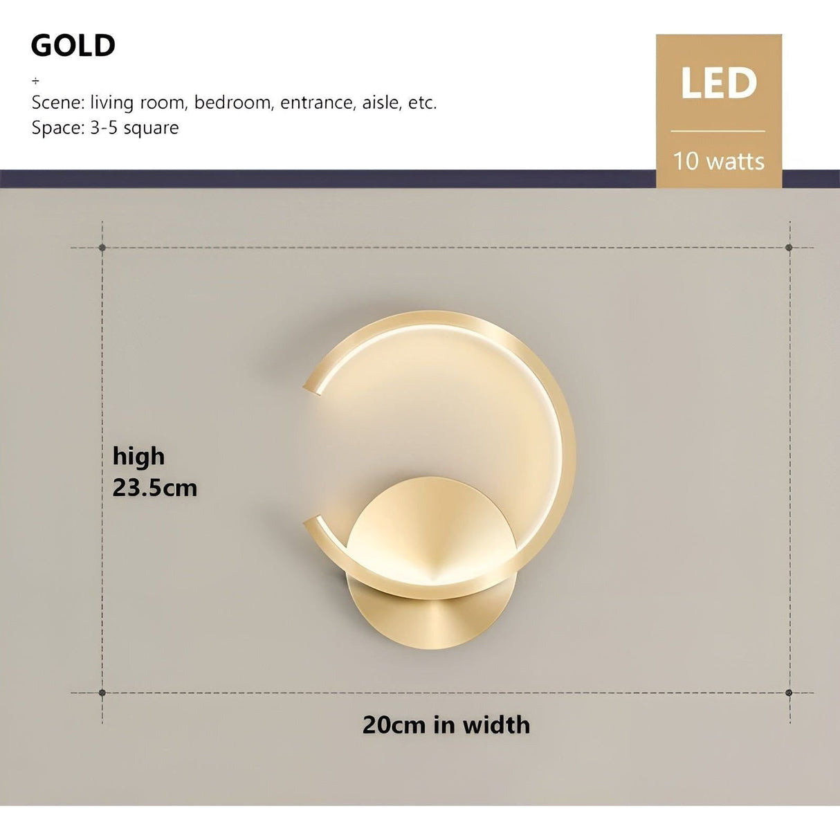 StarryStream Lights - Nordisk Modern Heminredning Vägglampa Carvallo