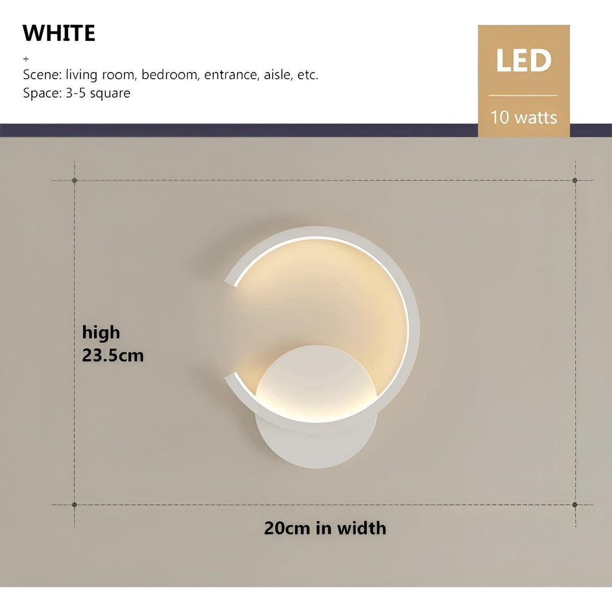 StarryStream Lights - Nordisk Modern Heminredning Vägglampa Carvallo