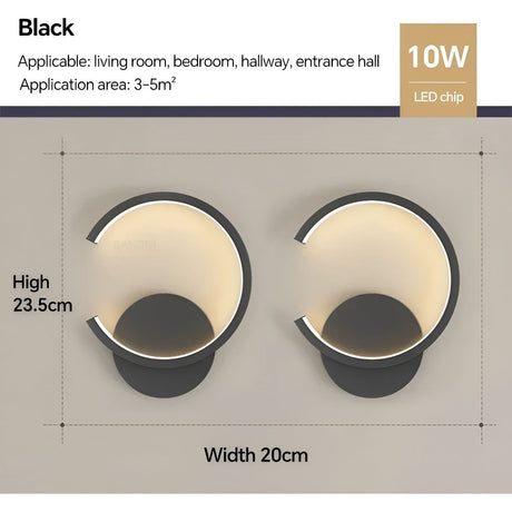 StarryStream Lights - Nordisk Modern Heminredning Vägglampa Carvallo