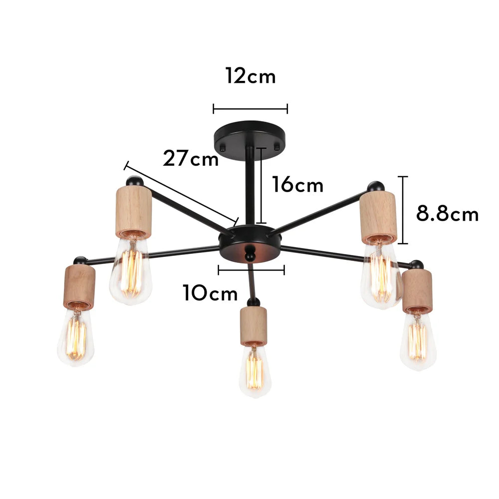 NordicGleam - Skandinavisk Loftshänglampa Carvallo