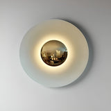 Rund LED Vägglampa – Modern Design med Mjuk Belysning Carvallo