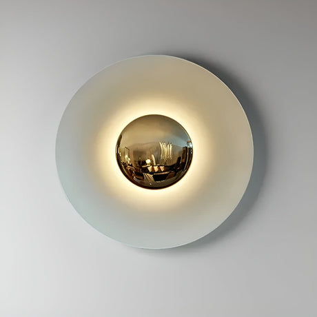 Rund LED Vägglampa – Modern Design med Mjuk Belysning Carvallo