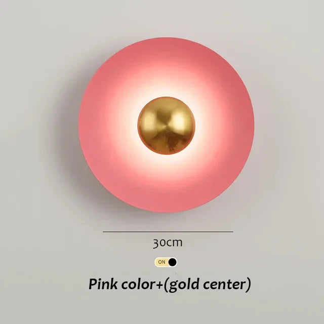 RundSkina - Modern Rund Vägglampa Carvallo