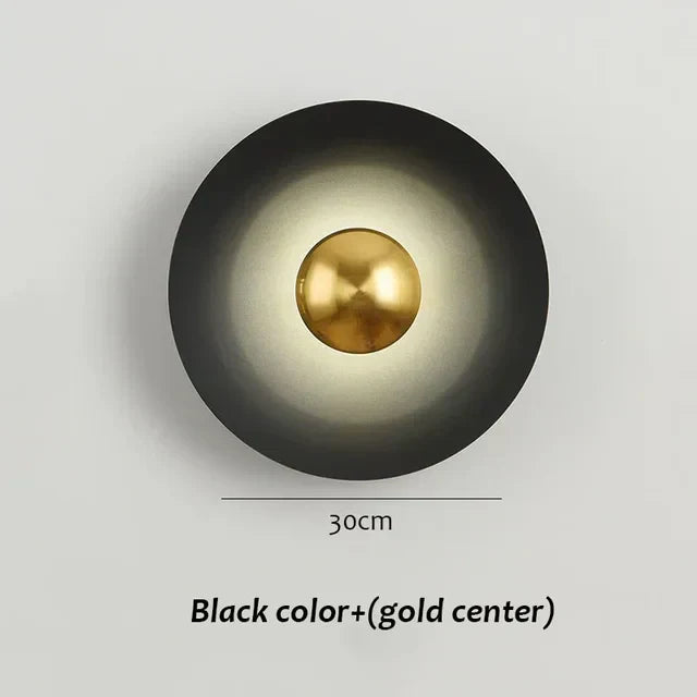 RundSkina - Modern Rund Vägglampa Carvallo