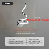 LumiSpiral - LED Vägglampa med Modern Design Carvallo