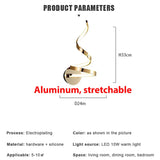 LumiSpiral - LED Vägglampa med Modern Design Carvallo