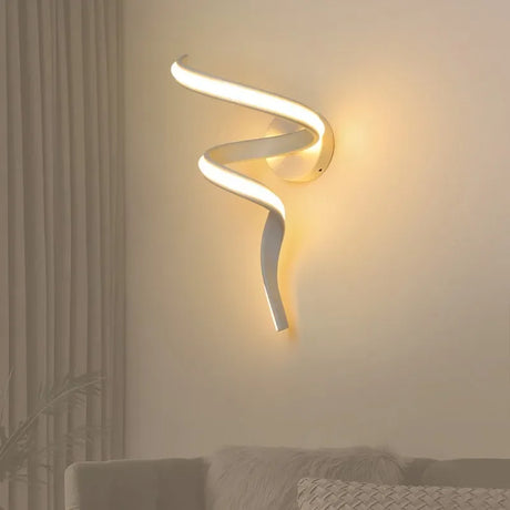 LumiSpiral - LED Vägglampa med Modern Design Carvallo