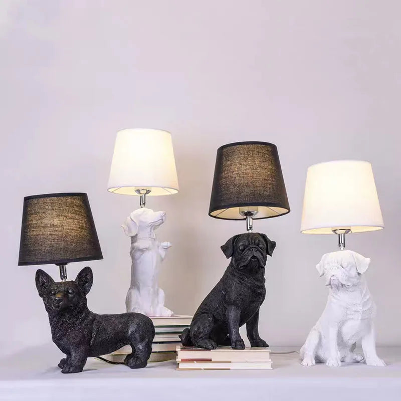 LumiDog – Lekfull LED Bordslampa i Valpdesign, Perfekt för Vardagsrum, Sovrum och Barnrum Carvallo