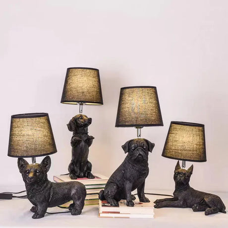 LumiDog – Lekfull LED Bordslampa i Valpdesign, Perfekt för Vardagsrum, Sovrum och Barnrum Carvallo