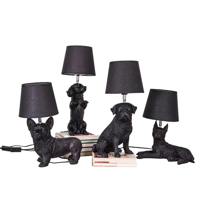 LumiDog – Lekfull LED Bordslampa i Valpdesign, Perfekt för Vardagsrum, Sovrum och Barnrum Carvallo