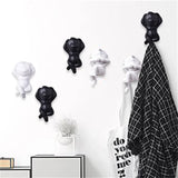 LekfullGlöd - Rolig Apa Vägglampa med Mjölkglas – Dekorativ LED Lampa Carvallo