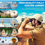 Royallure Bärbar HD Monokulärteleskop med Smartphonehållare och Stativ Carvallo