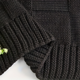 MonoWeave Pläd – Elegant Stickad Filt Hemnix